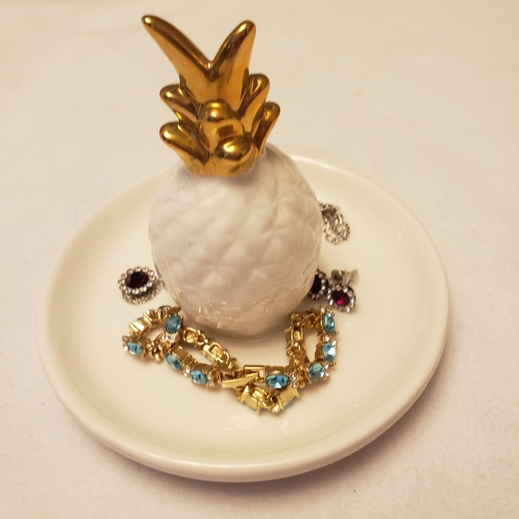 3/$20 Pineapple Ring/Jewelry Dish